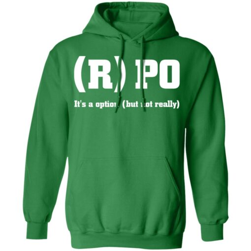 RPO it's a option but not really shirt $19.95