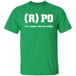 RPO it's a option but not really shirt