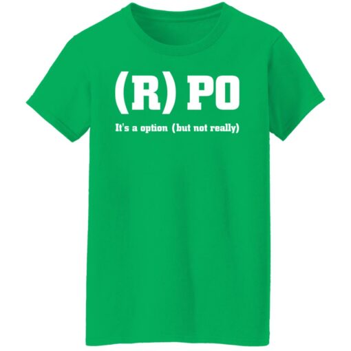 RPO it's a option but not really shirt $19.95 redirect10152021111039 9
