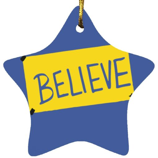 Ted Lasso Believe ornament $12.75