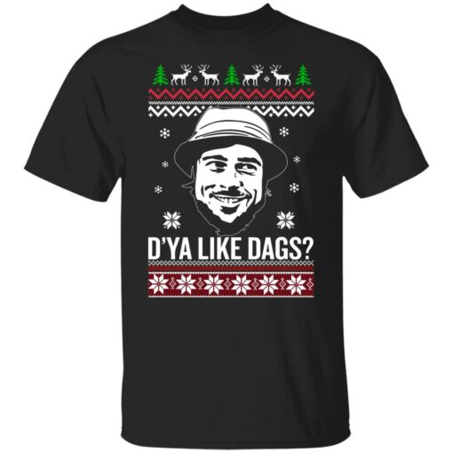 Snatch D'ya like dags Christmas sweater $19.95