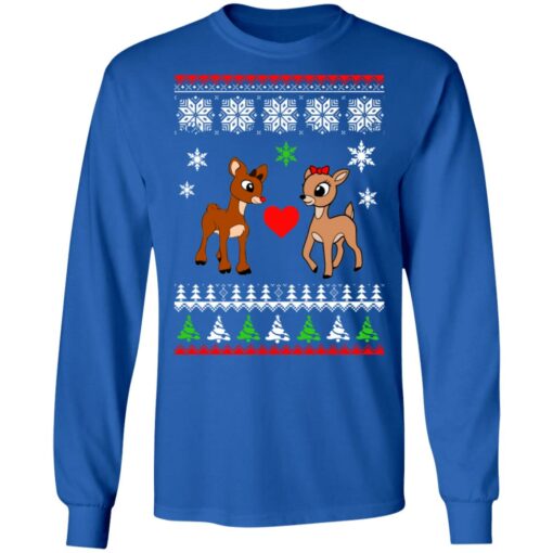 Rudolph and Clarice Christmas sweater $19.95