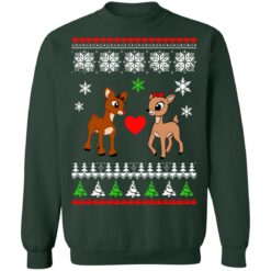 Rudolph and Clarice Christmas sweater $19.95 redirect10182021011043 8