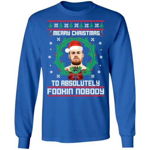 Conor McGregor merry Christmas to absolutely fookin nobody Christmas sweater $19.95