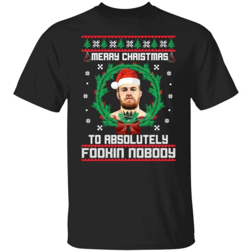 Conor McGregor merry Christmas to absolutely fookin nobody Christmas sweater $19.95 redirect10182021021025 10