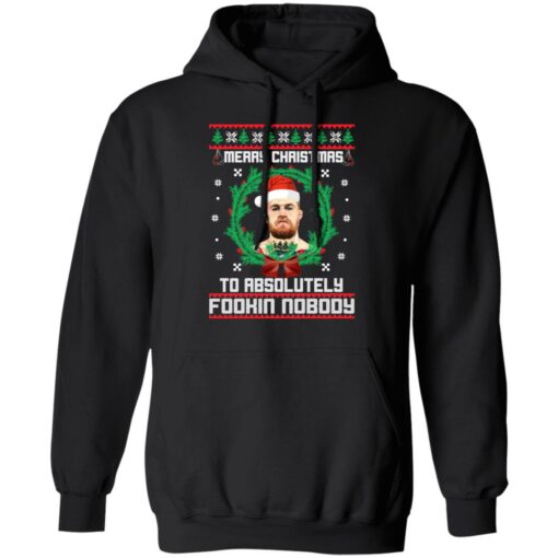 Conor McGregor merry Christmas to absolutely fookin nobody Christmas sweater $19.95