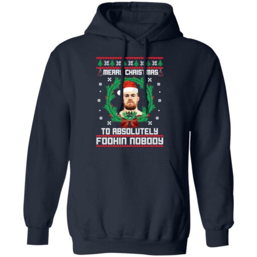 Conor McGregor merry Christmas to absolutely fookin nobody Christmas sweater $19.95 redirect10182021021025 4