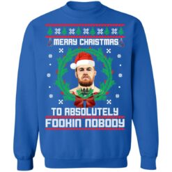 Conor McGregor merry Christmas to absolutely fookin nobody Christmas sweater $19.95 redirect10182021021025 9