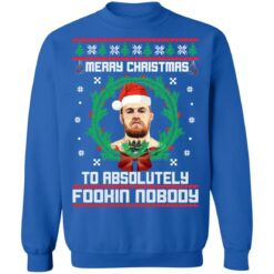 Conor McGregor Merry Christmas To Absolutely Fookin Nobody Christmas Sweater Lelemoon