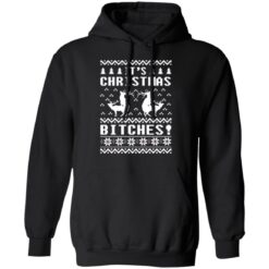 It's Christmas bitches Ugly Humping Reindeer Christmas sweater $19.95 redirect10182021021036