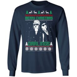 Patsy and Edina merry Christmas darlings Christmas sweatshirt $19.95 redirect10182021031041 2