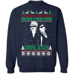 Patsy and Edina merry Christmas darlings Christmas sweatshirt $19.95 redirect10182021031041 7