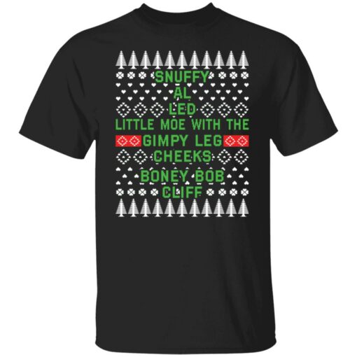 Snuffy al led little moe with the gimpy leg cheeks Christmas sweater $19.95 redirect10182021051030 10