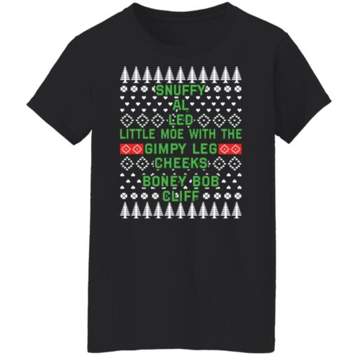 Snuffy al led little moe with the gimpy leg cheeks Christmas sweater $19.95 redirect10182021051030 11