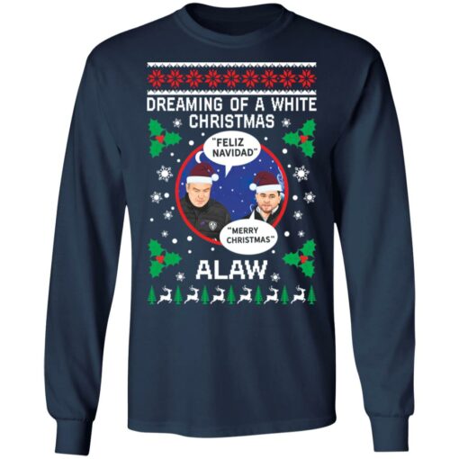 Leeds Marcelo Bielsa Feliz Navidad Dreaming of a white Christmas sweater $19.95 redirect10182021221010 2