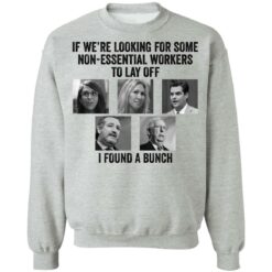 If we’re looking for some non essential workers to lay off i found a Bunch shirt $19.95 redirect10192021041020 4
