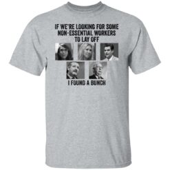 If we’re looking for some non essential workers to lay off i found a Bunch shirt $19.95 redirect10192021041020 7