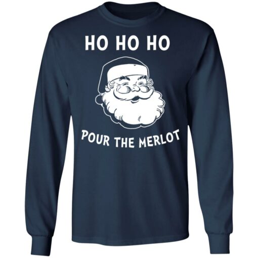Santa Claus ho ho ho pour the merlot Christmas sweater $19.95 redirect10192021231049 2