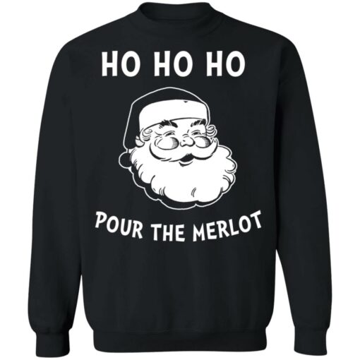 Santa Claus ho ho ho pour the merlot Christmas sweater $19.95 redirect10192021231049 5