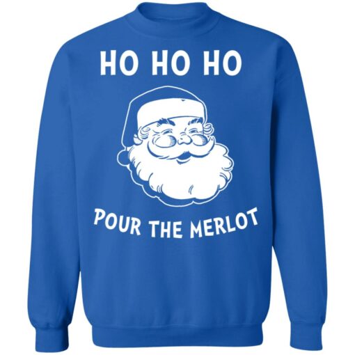 Santa Claus ho ho ho pour the merlot Christmas sweater $19.95 redirect10192021231049 9