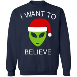 Alien i want to believe Christmas sweater $19.95