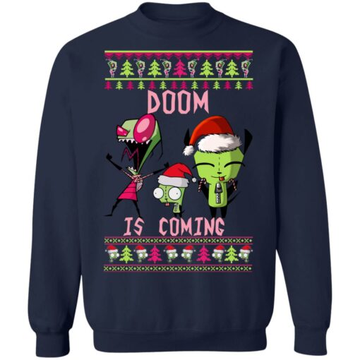 Invader zim doom is coming Christmas sweater $19.95