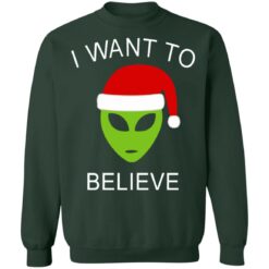 Alien i want to believe Christmas sweater $19.95