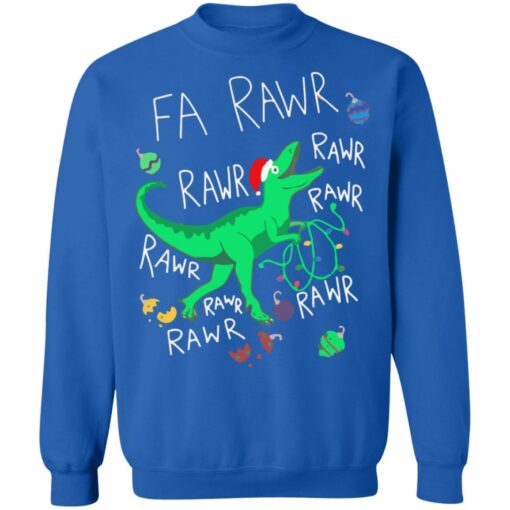 Dinosaur Fa Rawr Rawr Christmas sweater $19.95