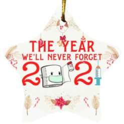 The year we'll never forget 2021 ornament $12.75