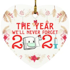 The year we'll never forget 2021 ornament $12.75