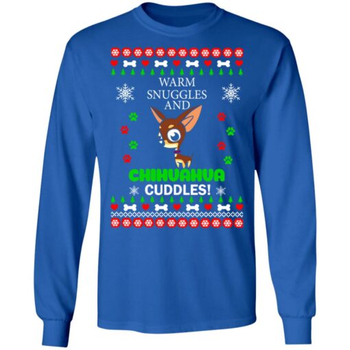 Warm snuggles and chihuahua cuddles Christmas sweater $19.95