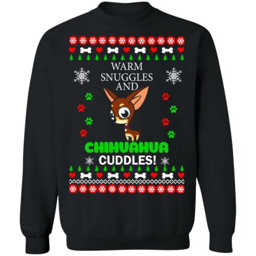 Warm snuggles and chihuahua cuddles Christmas sweater $19.95 redirect10202021221051 6