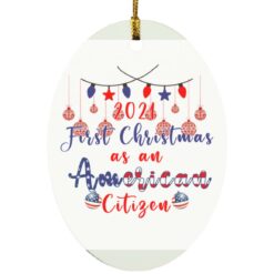 2021 first Christmas as an American citizen ornament $12.75