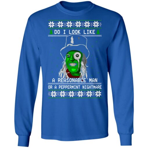 Mighty Boosh The Hitcher do I look like a reasonable man Christmas sweater $19.95