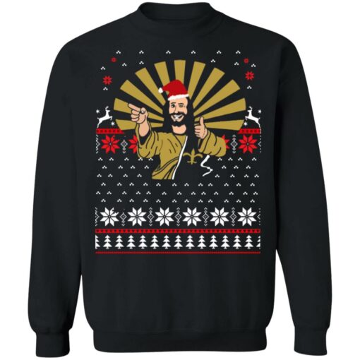 Jesus Santa Ugly Christmas sweater $19.95