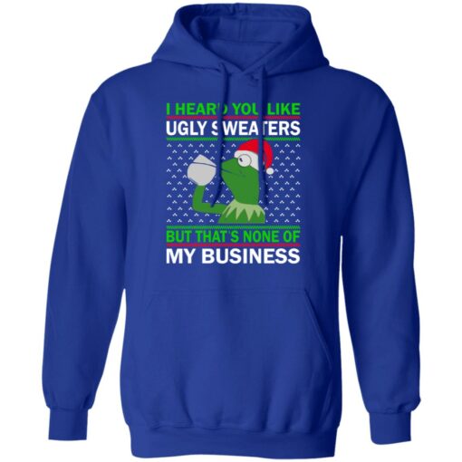 Kermit The Frog i heard you like ugly sweaters Christmas sweater $19.95