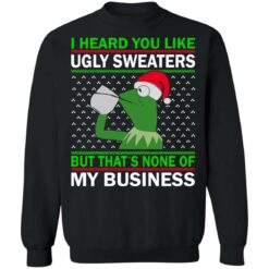 Kermit The Frog i heard you like ugly sweaters Christmas sweater $19.95 redirect10212021011042 6