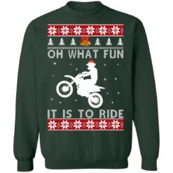 Motocross oh what fun it is to ride Christmas sweater $19.95