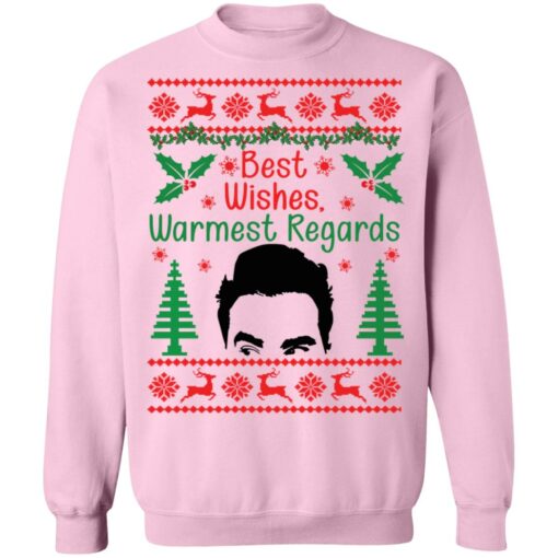 David Rose best wishes Warmest Regards Christmas sweater $19.95 redirect10212021071011 7