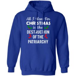 All i want for Christmas is the destruction of the patriarchy Christmas sweater $19.95 redirect10222021001031 5