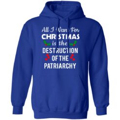 All i want for Christmas is the destruction of the patriarchy Christmas sweater $19.95