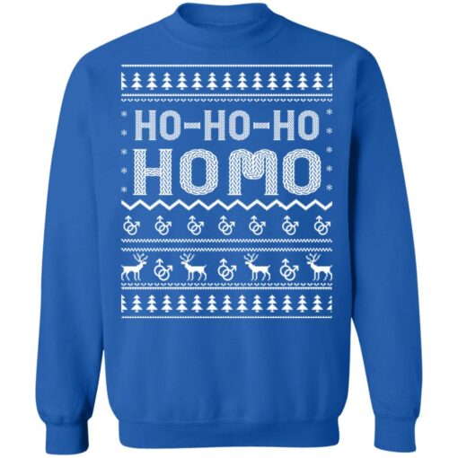 Ho ho ho Ugly Homo Merry Christmas sweater $19.95 redirect10222021001044 9