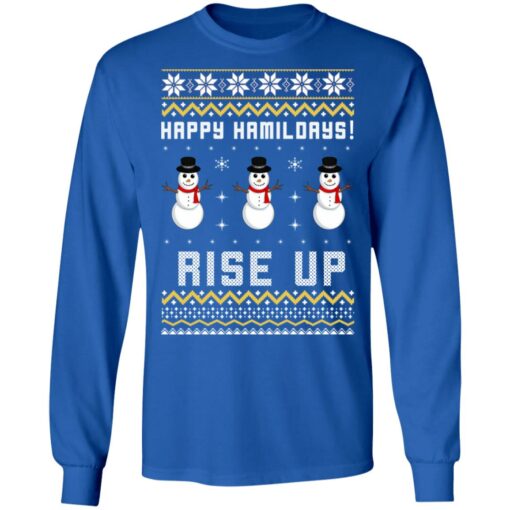 Happy Hamildays rise up Christmas sweater $19.95 redirect10222021001048 1