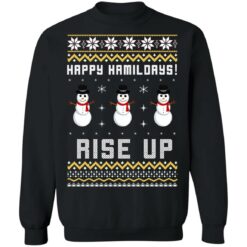 Happy Hamildays rise up Christmas sweater $19.95 redirect10222021001048 6