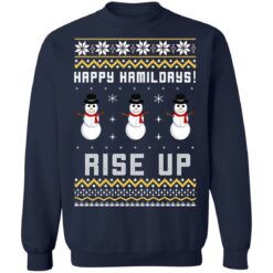 Happy Hamildays rise up Christmas sweater $19.95 redirect10222021001048 7