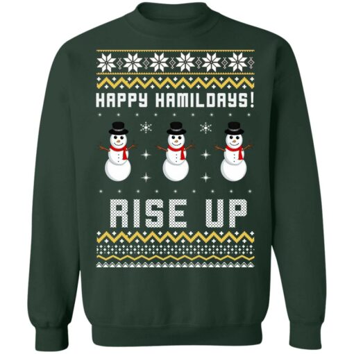 Happy Hamildays rise up Christmas sweater $19.95