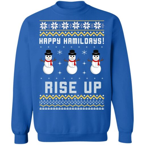 Happy Hamildays rise up Christmas sweater $19.95 redirect10222021001048 9
