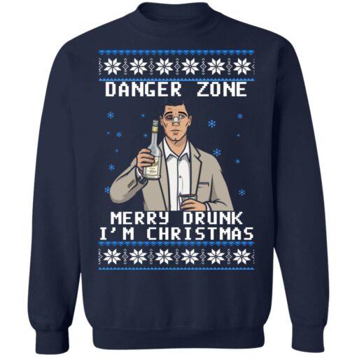 Archer danger zone Merry drunk i'm Christmas sweater $19.95 redirect10222021001058 7