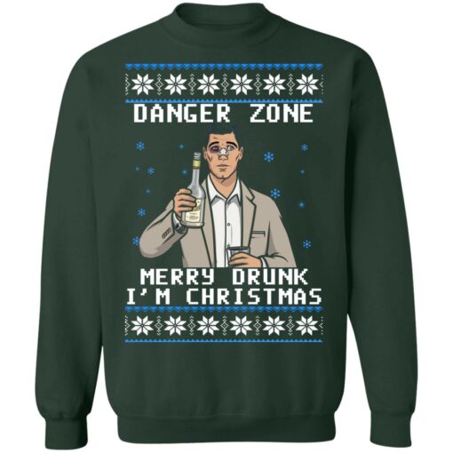 Archer danger zone Merry drunk i'm Christmas sweater $19.95 redirect10222021001058 8