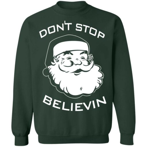 Santa Claus don't stop believin Christmas sweater $19.95 redirect10222021011040 8